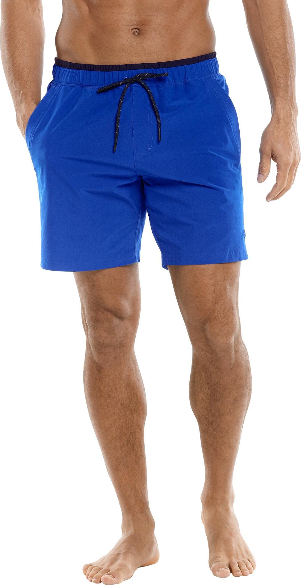 Coolibar UPF 50+ Men's Kahuna Swim Trunks - Quick Dry Sun Protective Swim Shorts for Beach, Pool & Water Sports