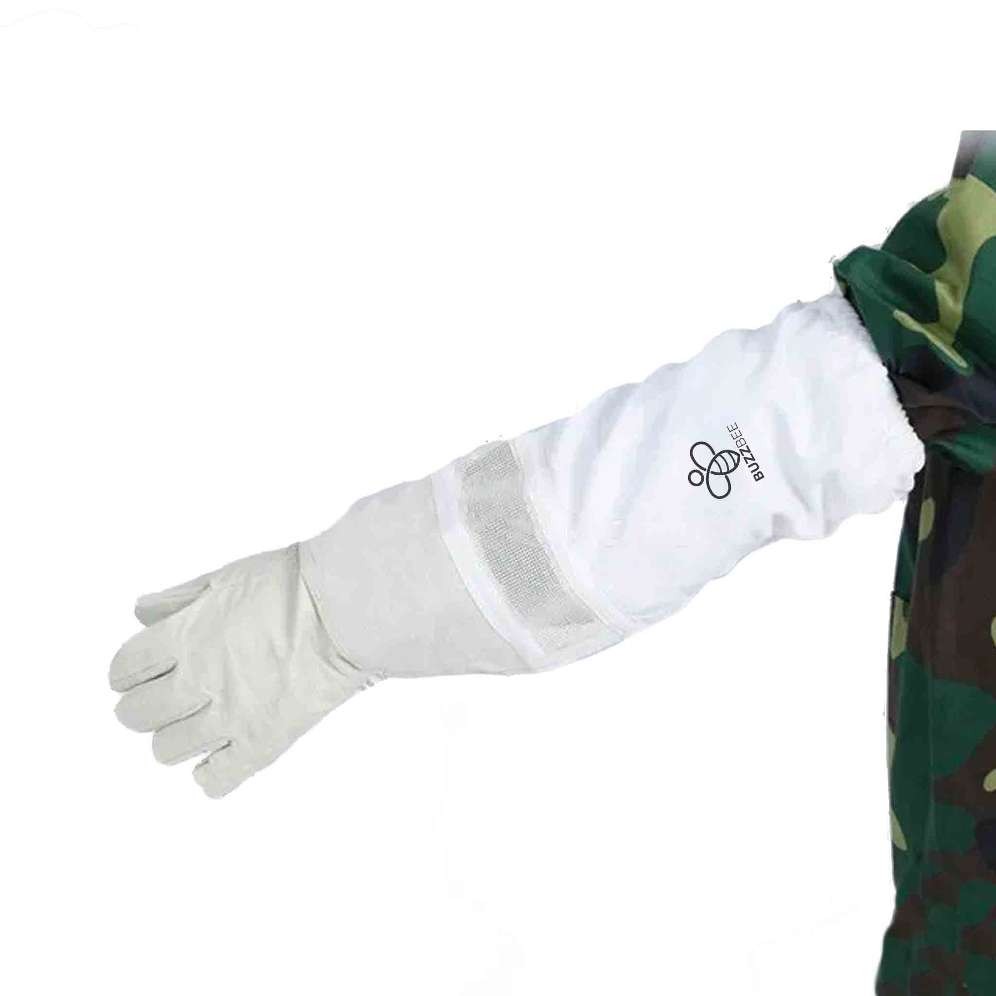 Premium Beekeeping Gloves - Long Sleeve Ventilated Protection for Beekeepers | Durable & Comfortable for Hive Inspection, Honey Harvesting & Beekeeping Safety