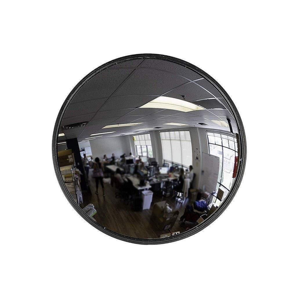 120cm Convex Safety Mirror - Anti-Rain, Sun Protection Traffic Mirror for Street Side & Interior Use - Perfect for Driveways, Parking Lots & Warehouses
