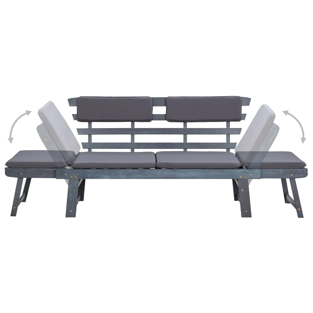 Convertible Outdoor Sofa Bench - 74.8