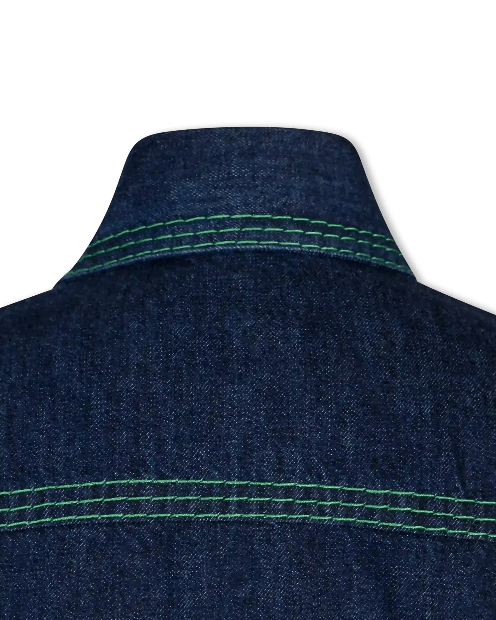 Stylish Embroidered 3-Stitch Denim Shirt for Men & Women | Vintage Wash Cotton Button-Up Shirt | Perfect for Casual Outings, Music Festivals & Streetwear Fashion