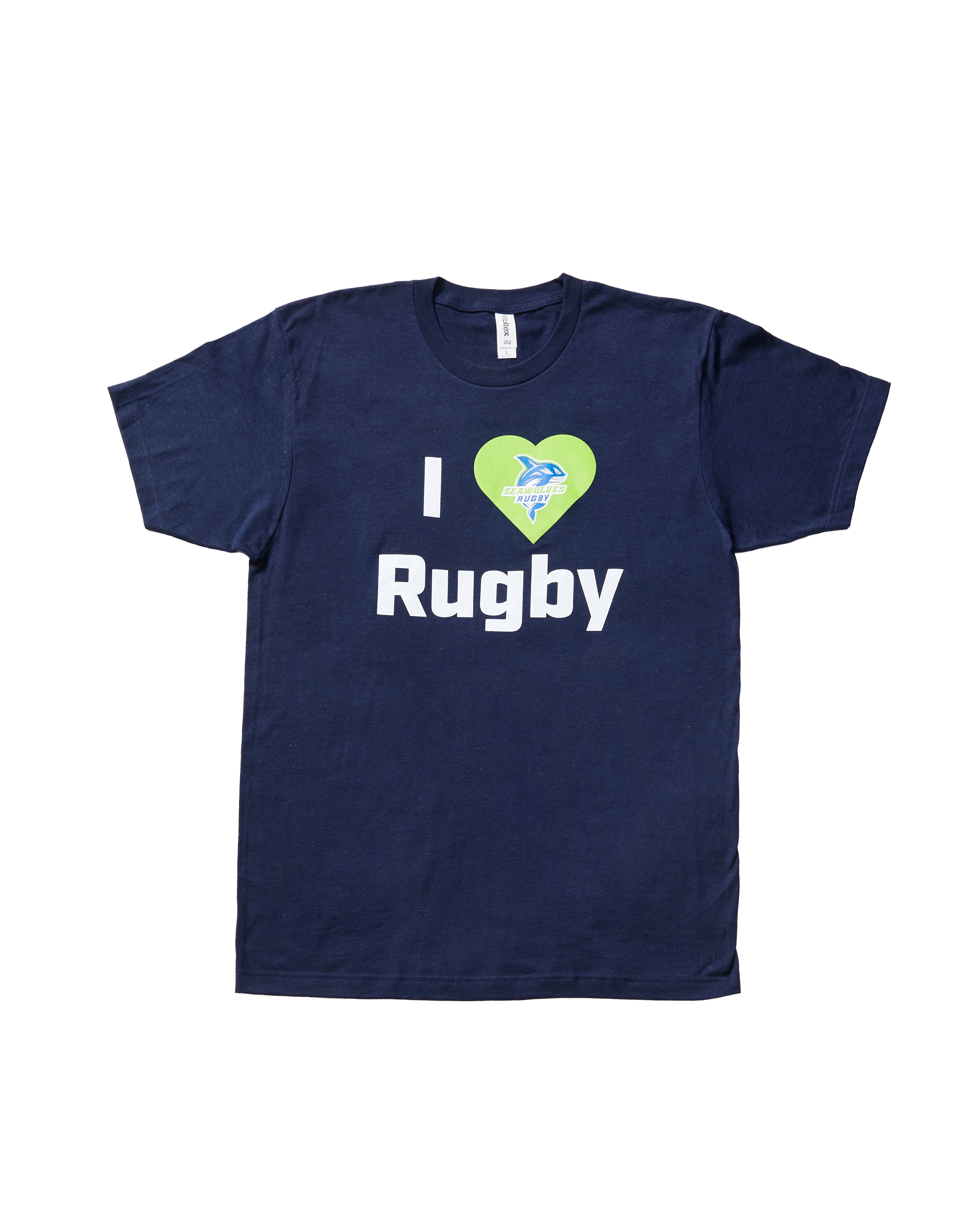 Seawolves Rugby 'I Love Rugby' T-Shirt - Comfortable & Stylish Rugby Fan Apparel for Men & Women - Perfect for Games, Training & Casual Wear