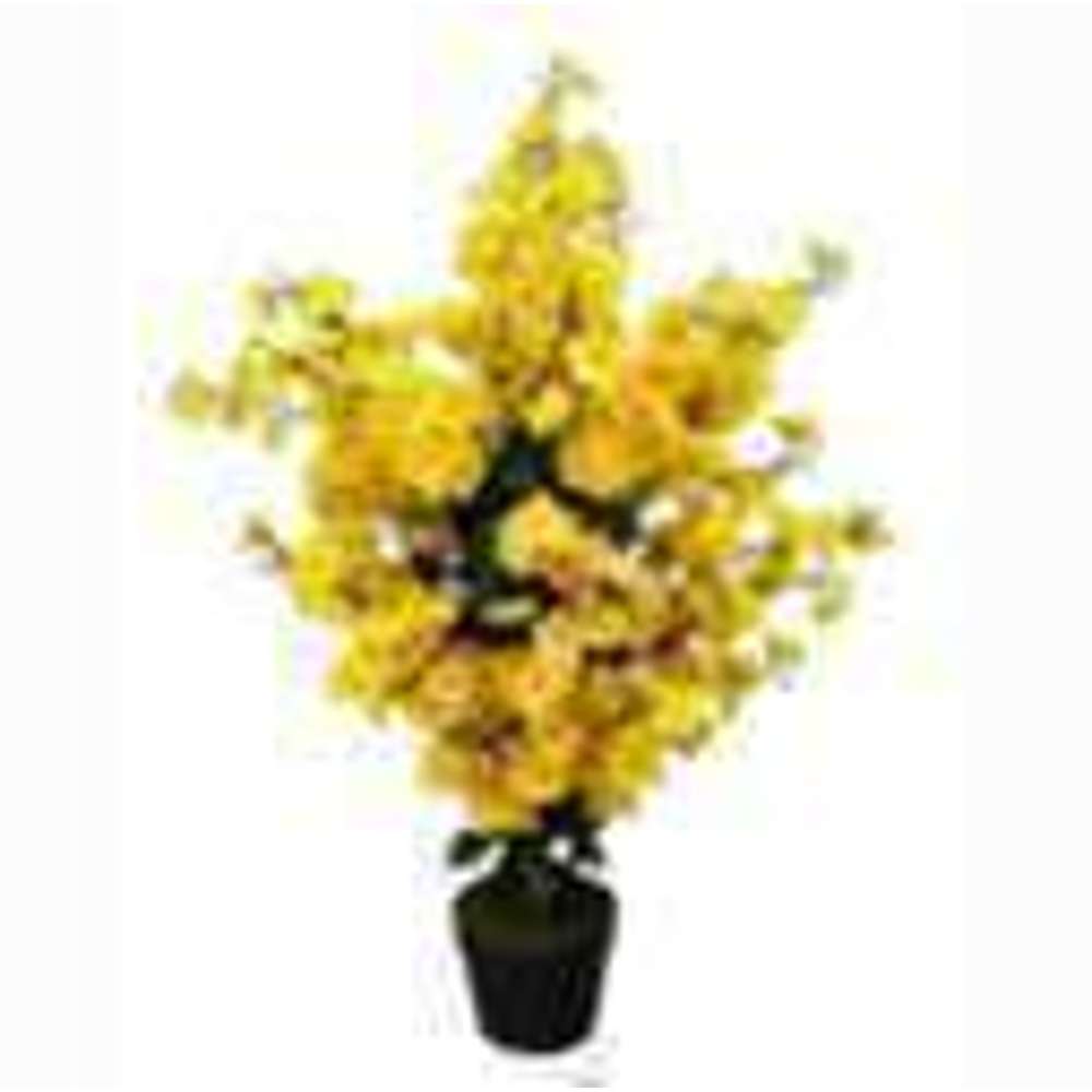 90cm Artificial Wintersweet Plant - Realistic Fake Flower for Home Decor, Office, Wedding, and Holiday Arrangements