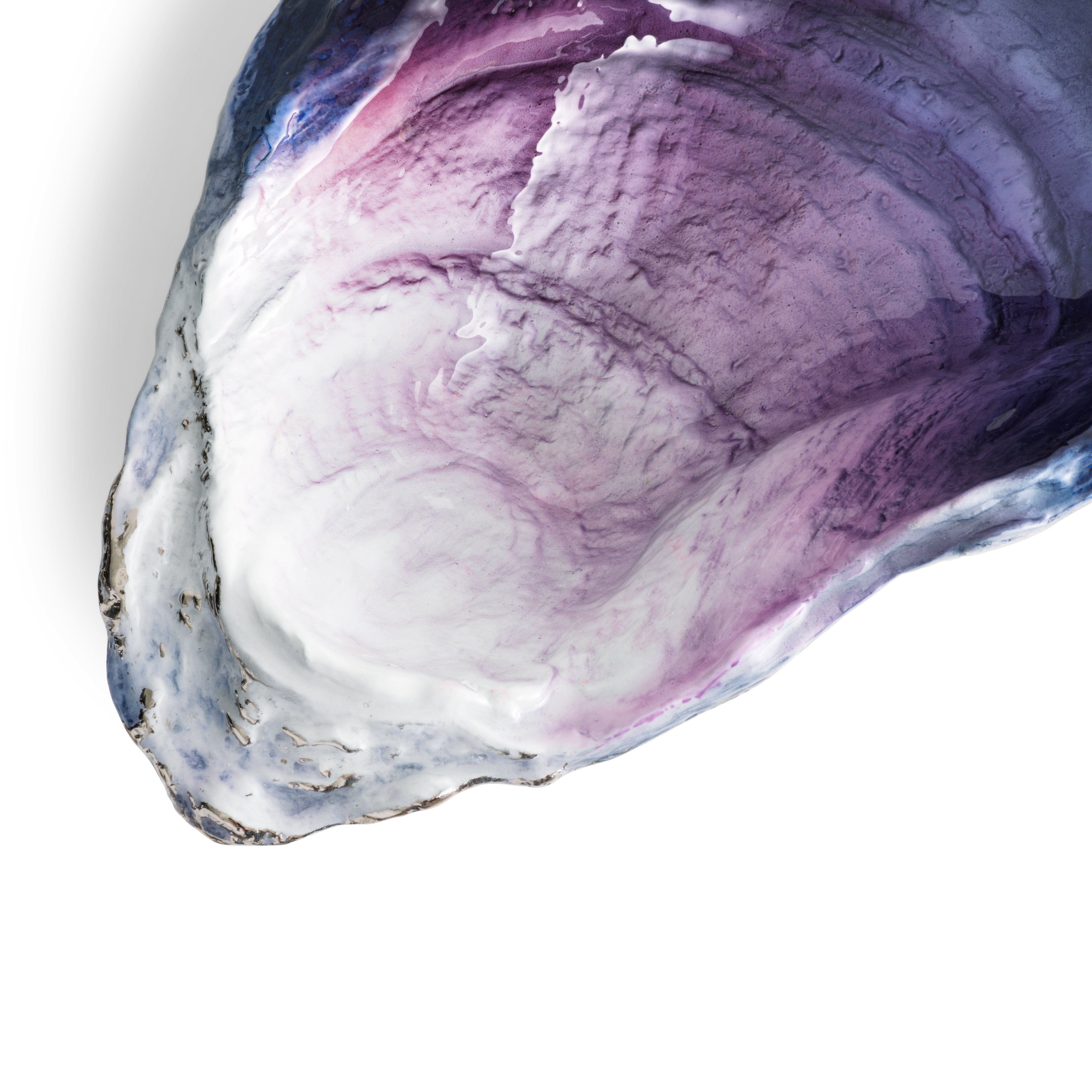 Ocean Reef Oyster Shell Jewelry Bowl - Handmade Seashell Jewelry Organizer for Necklaces, Rings & Earrings - Perfect for Beach House Decor & Bathroom Vanity Storage