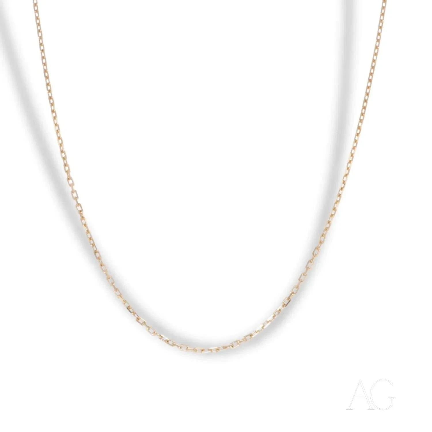 18K Gold Diamond Cut Chain for Women & Men - Elegant & Radiant Jewelry for Weddings, Parties & Everyday Wear