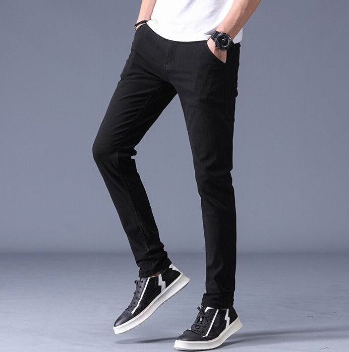 Antonio's Slim Fit Stretch Cotton Pants for Men - Comfortable & Stylish Casual Dress Pants for Office, Travel & Everyday Wear