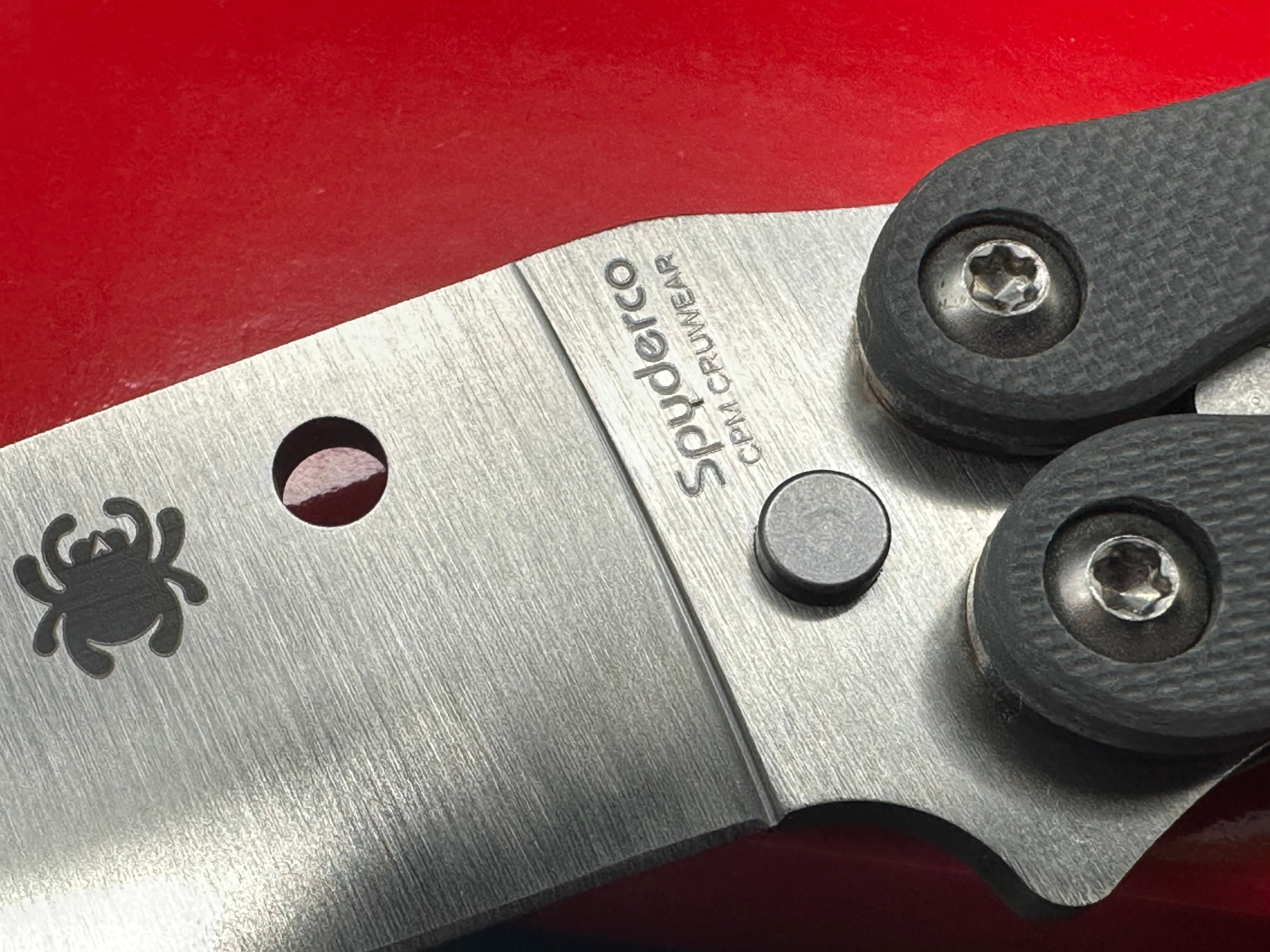 Spyderco SmallFly 2 Folding Butterfly Knife - Gray G10 Handle, 3.4