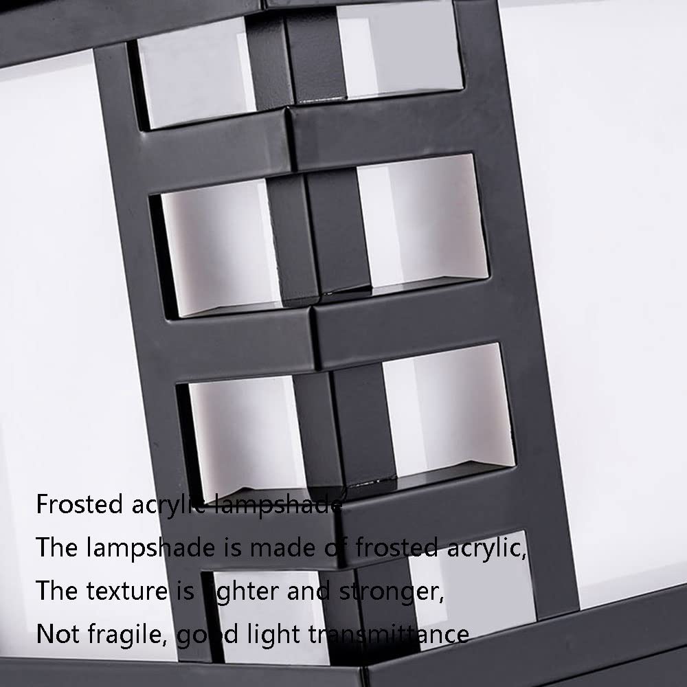 Modern Bronze Outdoor Post Light with Mounting Base - Square Decorative Pillar Lantern for Garden, Park, Villa & Porch Lighting | Weather-Resistant Exterior Column Lamp for Pathways, Driveways & Landscaping