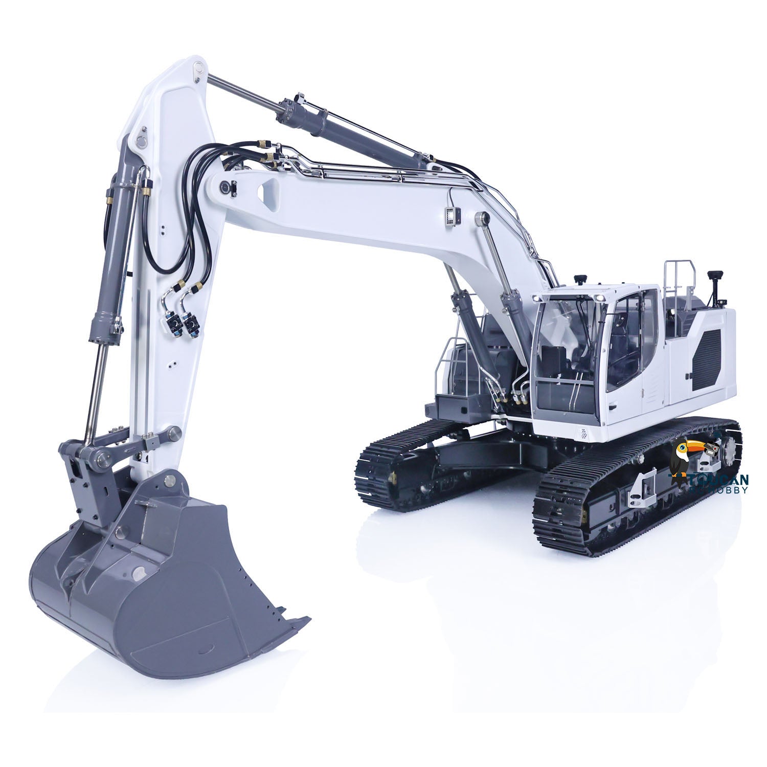 1/14 Scale LESU 945 Metal Hydraulic RC Excavator - Wireless Radio Control Construction Toy with 7CH Valve & LED Lights - Perfect for Adults & Kids Outdoor Play, Construction Site Simulation & RC Hobby Enthusiasts