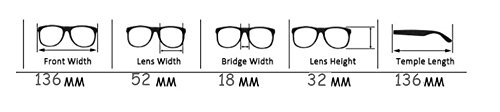 Premium Metal Rectangular Glass Lens Reading Glasses for Men & Women - Fashionable Blue Light Blocking Readers for Office, Reading & Computer Use