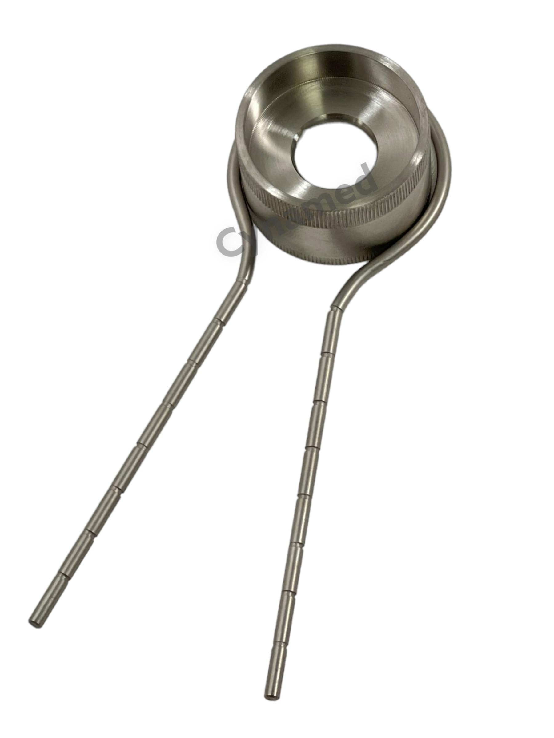 Premium Fiber-Optic Tebbets Breast Retractor Spreader with Irrigation Nozzle & Gold Handle - Surgical Instrument for Breast Augmentation & Reconstruction - German Stainless Steel - Includes Keyhole Marker & Areola Marker - Ideal for Plastic Surgery & Cosmetic Procedures