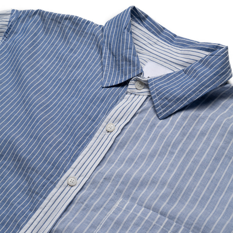 BTFL Overshirt for Men & Women - Multi Striped Casual Shirt Jacket - Lightweight Layering for Spring & Fall Outfits | Perfect for Travel, Work & Outdoor Activities
