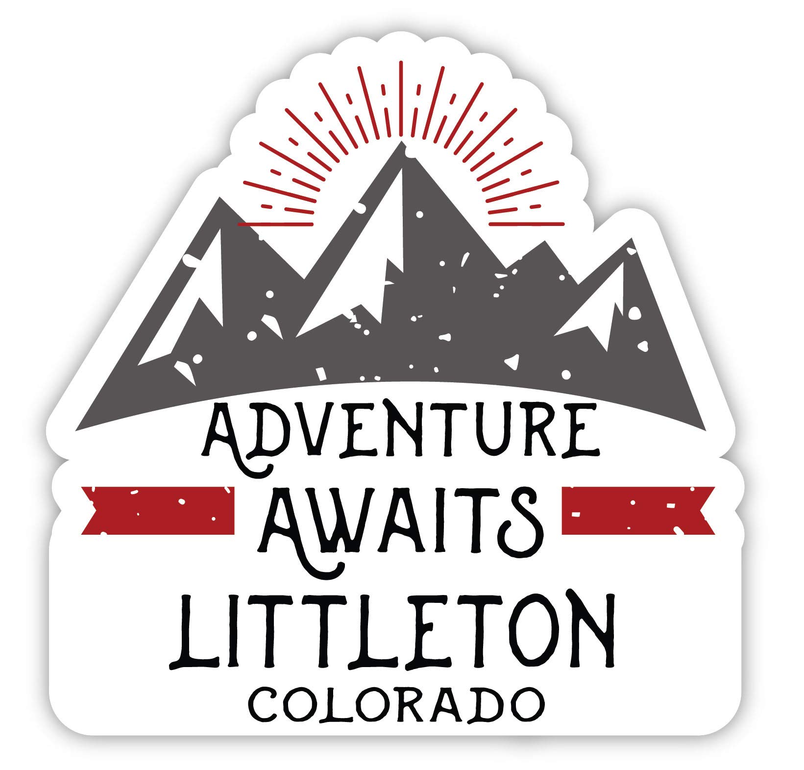 Littleton Colorado Souvenir 4-Inch Fridge Magnet - Adventure Awaits Design - Perfect for Travel Memories & Home Decor