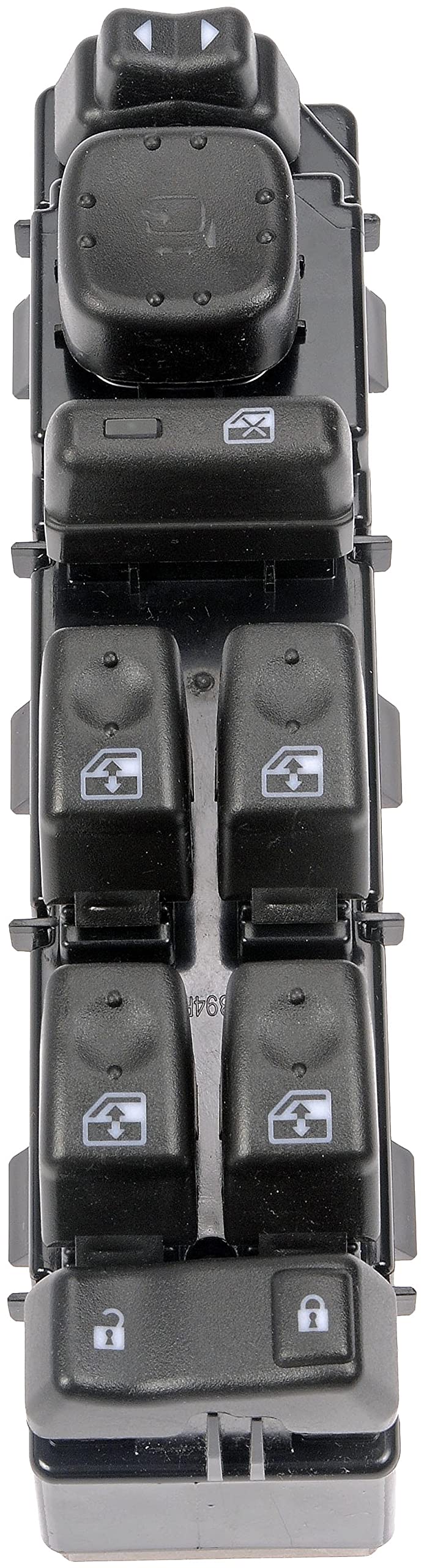 Dorman 901-298R Remanufactured Power Window Switch - Front Driver Side - Compatible with Select Car Models (Black) - Perfect for Window Control Repair & Replacement