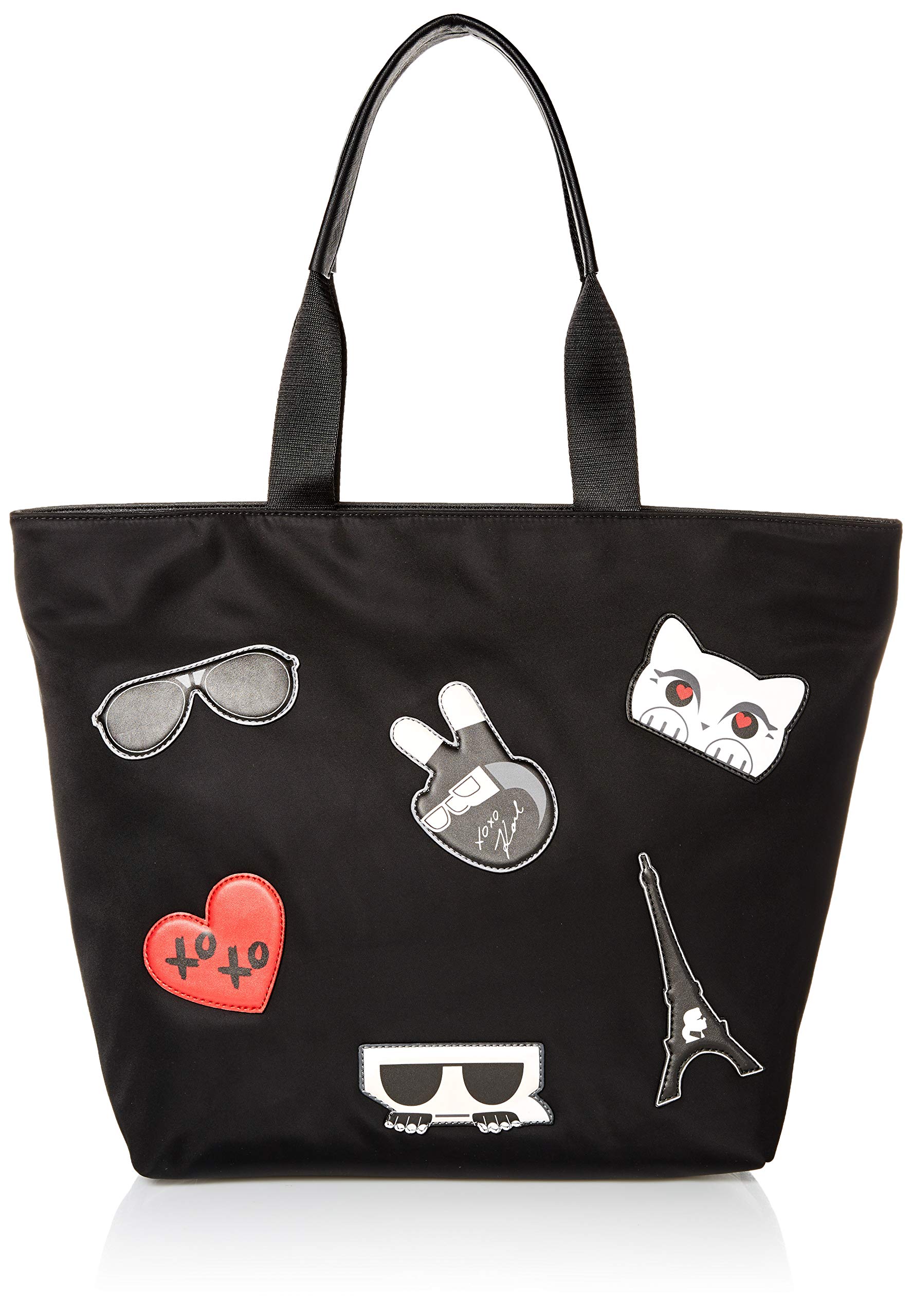 Karl Lagerfeld Paris Amour Tote Bag - Designer Leather Handbag for Women, Fashionable Shoulder Bag with Logo - Perfect for Work, Travel & Everyday Use