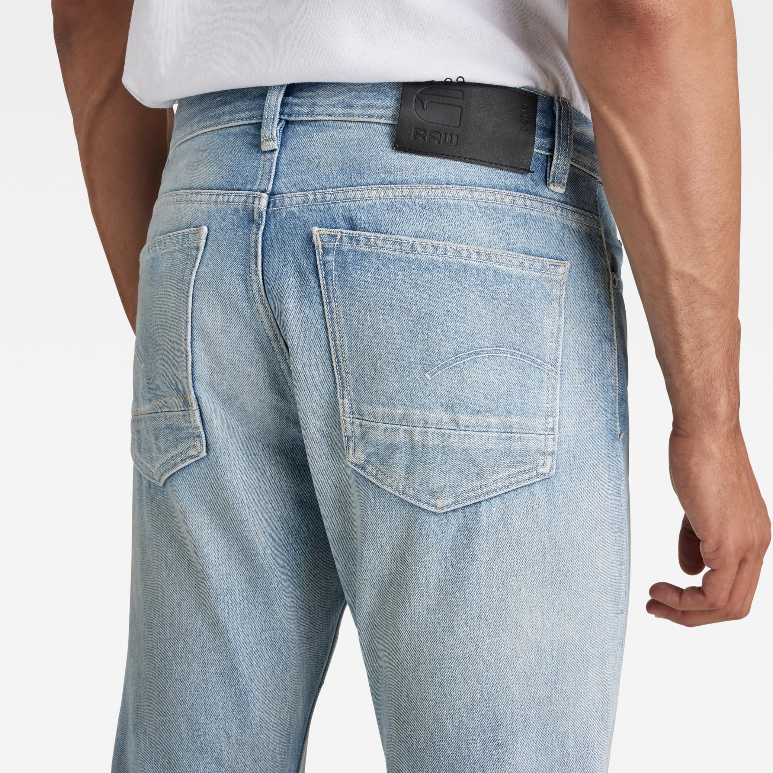 G-STAR RAW Men's Triple A Straight Fit Jeans - Classic Denim Pants for Casual Wear & Everyday Style | Perfect for Office, Dating & Weekend Outings