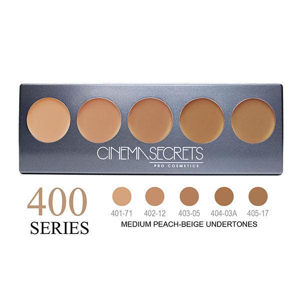Cinema Secrets Ultimate 5-in-1 Pro Foundation Palette - Professional Makeup Kit for Flawless Coverage, Contouring & Highlighting - Perfect for Bridal, Photo Shoots & Everyday Glam Makeup Looks