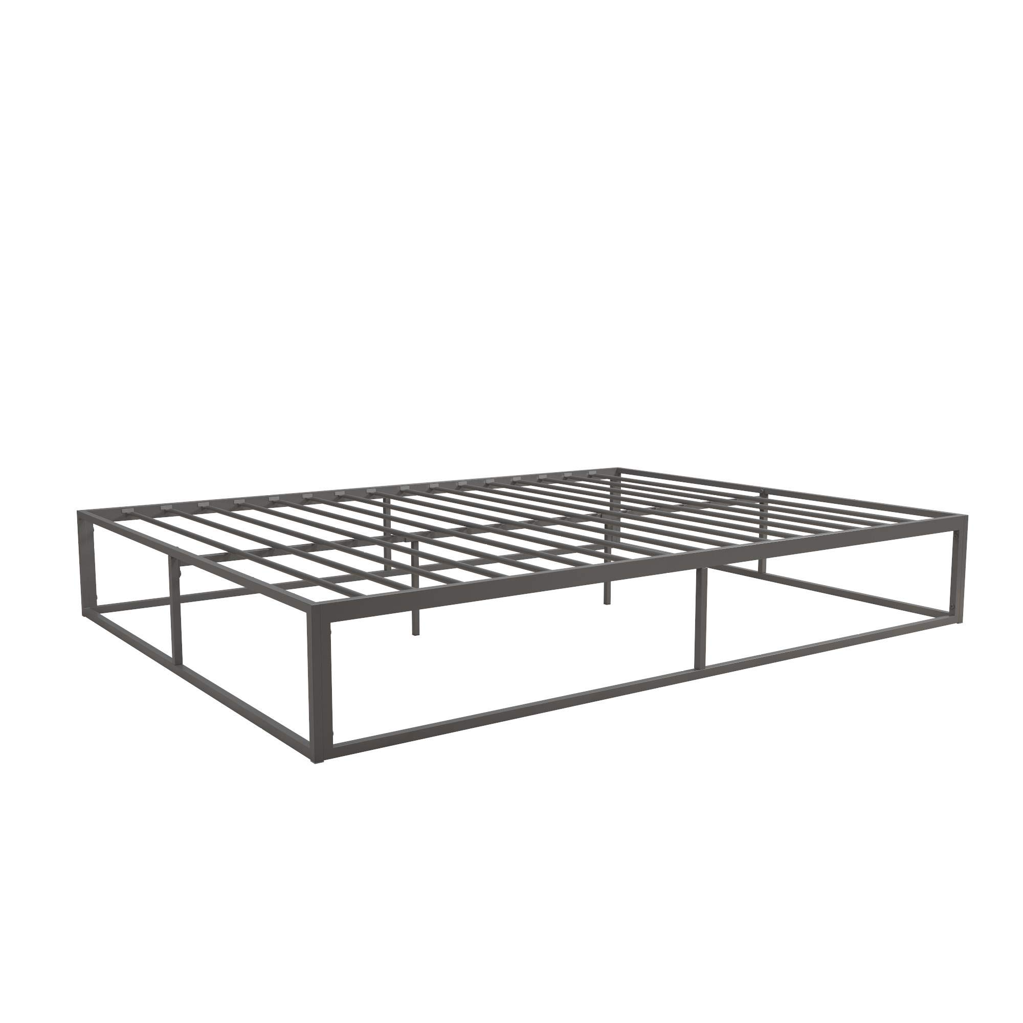 Grey Metal Full Size Bed Frame 76.1