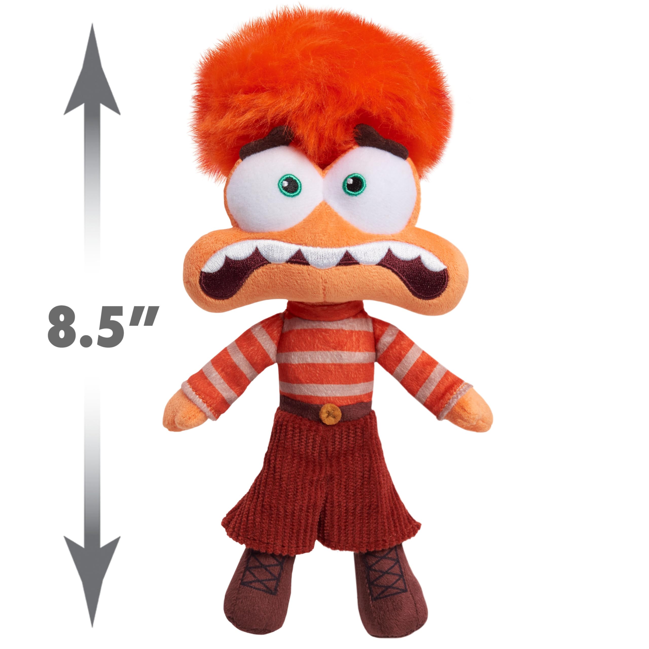 Inside Out 2 Talk It Out Anxiety Plush Toy - Soft Stuffed Animal for Kids Ages 3+ | Just Play Official | Emotional Support Toy for Preschoolers & Disney Movie Fans
