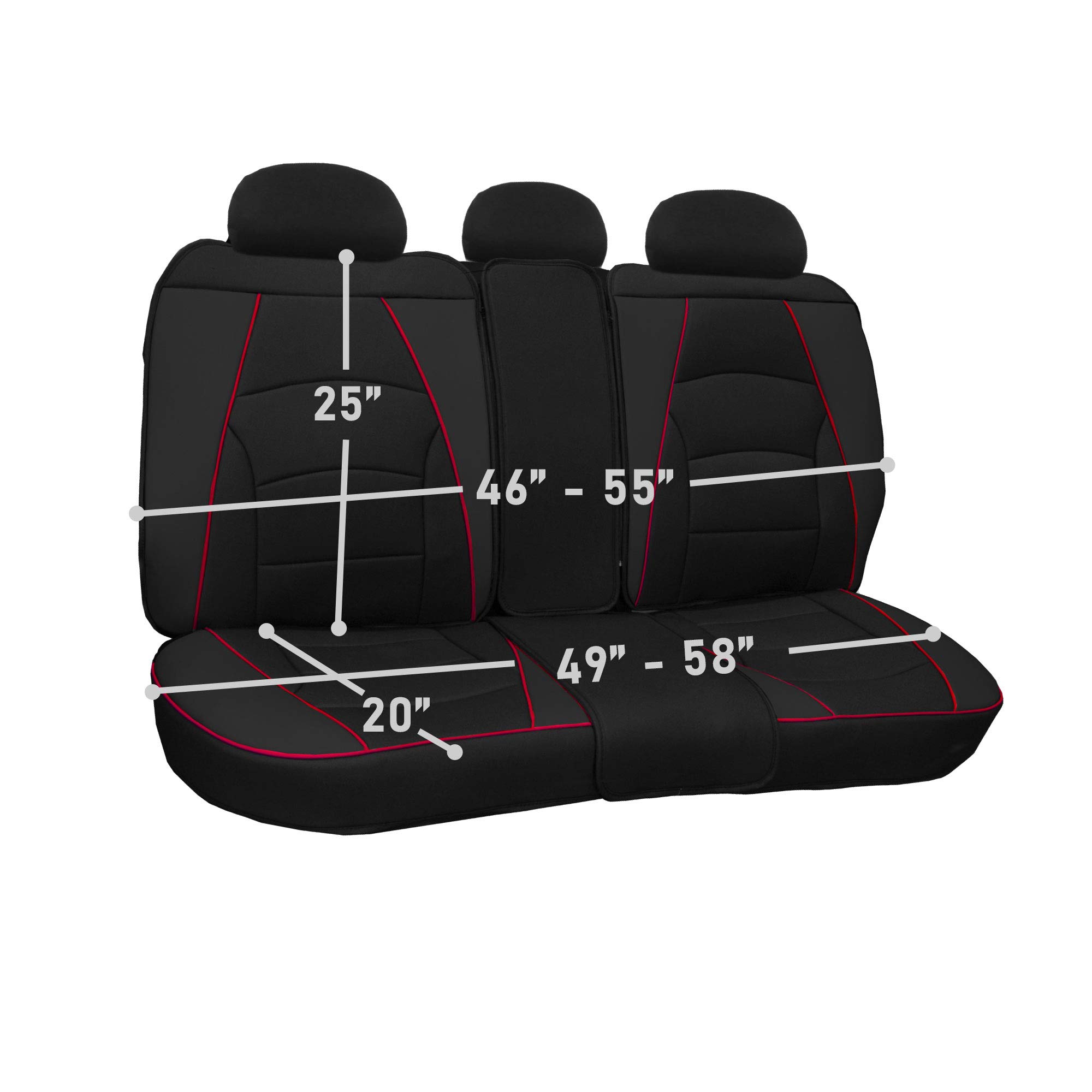 FH Group Pink Deluxe Leatherette Car Seat Cover - Universal Fit Waterproof Seat Protector for Cars, Trucks & SUVs | Premium Auto Accessories for Comfort & Style | Perfect for Daily Commute, Road Trips & Family Travel