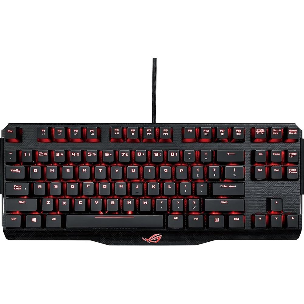 ASUS NVIDIA VGA Mechanical Gaming Keyboard with USB 2.0 - Perfect for PC Gaming, Esports & Office Work