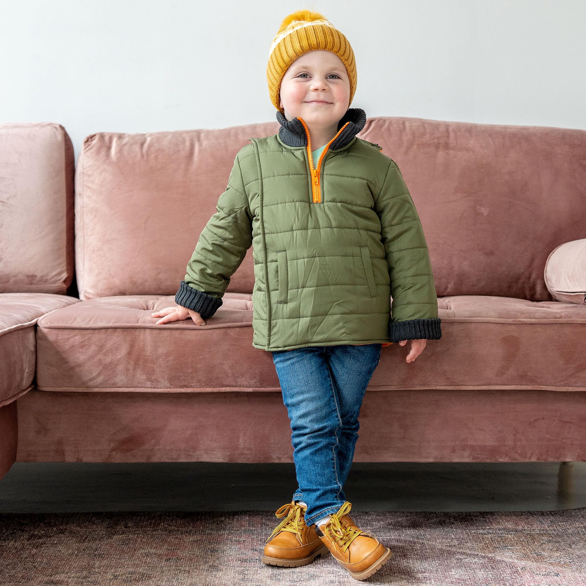 Buckle Me Baby Winter Coat - Safe & Warm Car Seat Jacket for Boys & Girls (6 Months to 6 Years) | Shark Tank Featured | Perfect for Winter Outings & School Drop-offs