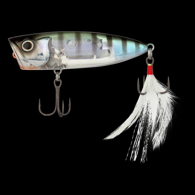 Shimano World Pop Flash Boost Poppers - Topwater Fishing Lures for Bass & Saltwater - Perfect for Morning & Evening Fishing Trips