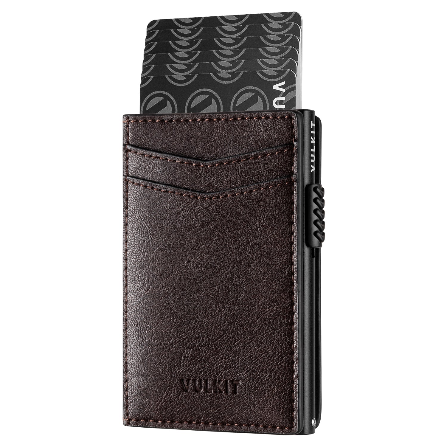 VC301 Men's Slim RFID Blocking Wallet - Ultra Thin Pop Up Card Holder with 2 Outer Slots | Minimalist Front Pocket Wallet for Everyday Carry & Travel
