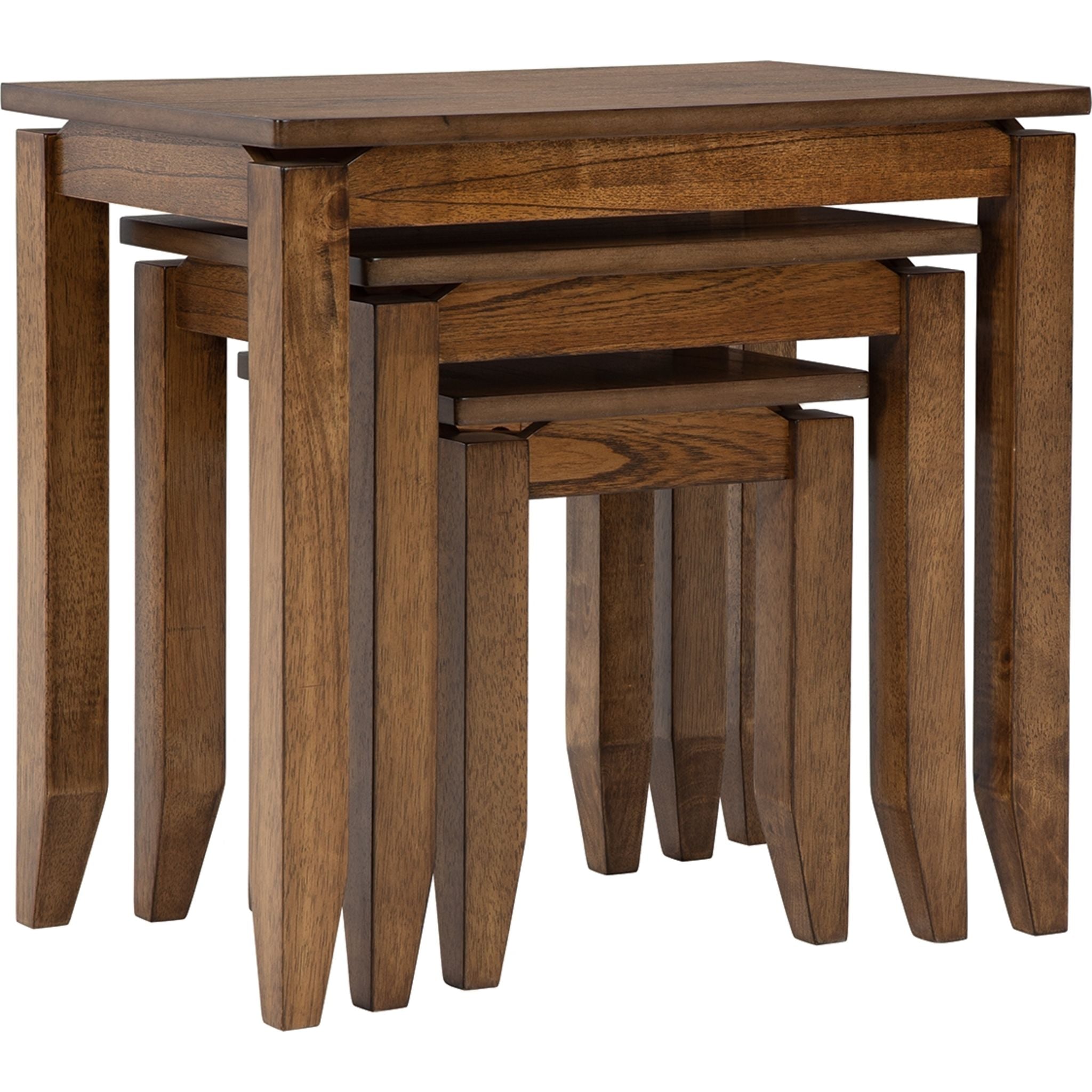 Brentmond 3-Piece Brown Wooden Accent Table Set - Perfect for Living Room, Bedroom, or Entryway Decor