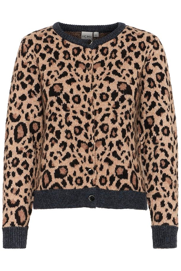Hailey Leopard Print Cardigan for Women - Cozy Knit Sweater for Fall & Winter - Perfect for Office, Casual Outfits & Date Nights