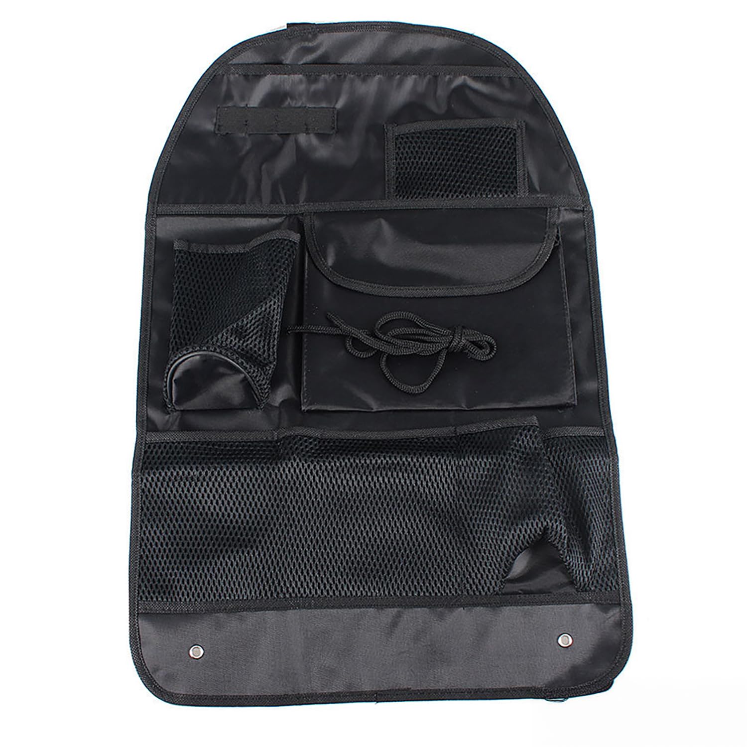 OMAC Multi-Pocket Car Seat Back Organizer - Waterproof Travel Storage Accessories with 10 Pockets for Phones, Toys & Snacks - Perfect for Road Trips, Family Travel & Daily Commute