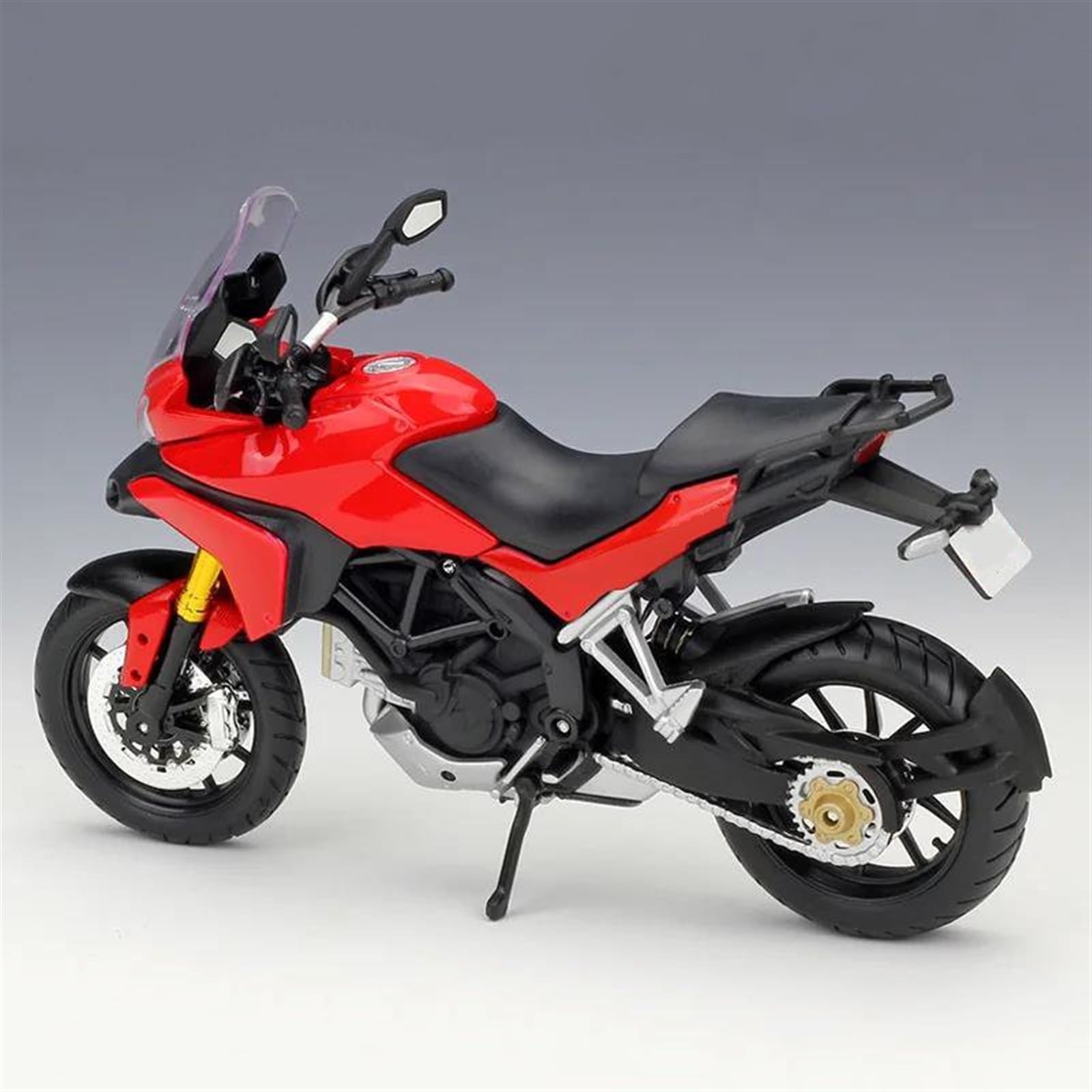 1:12 Scale Ducati Multistrada 1200 S Motorcycle Metal Diecast Model - Highly Detailed Collectible Replica for Motorcycle Enthusiasts - Perfect for Display, Gifts, and Home/Office Decor