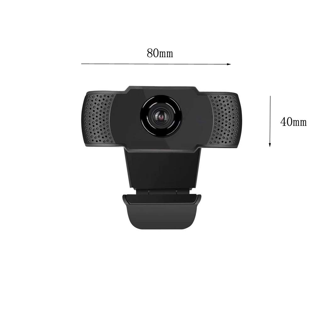 Ralondbey 1080P HD USB Webcam with Built-in Stereo Microphone - Plug & Play Computer Camera for Laptop, Desktop PC - Perfect for Video Calls, Live Streaming, Online Classes & Zoom Meetings