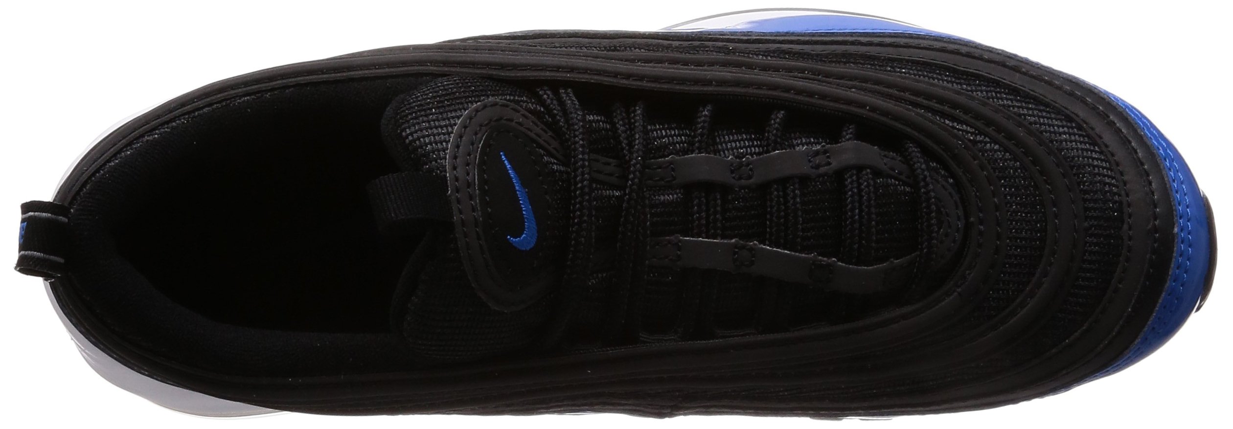 Nike Men's Air Max 97 Running Shoes - Black/Blue Nebula/Wolf Grey - Size 9.5 US - Comfortable Cushioned Sneakers for Jogging, Gym Workouts & Casual Wear