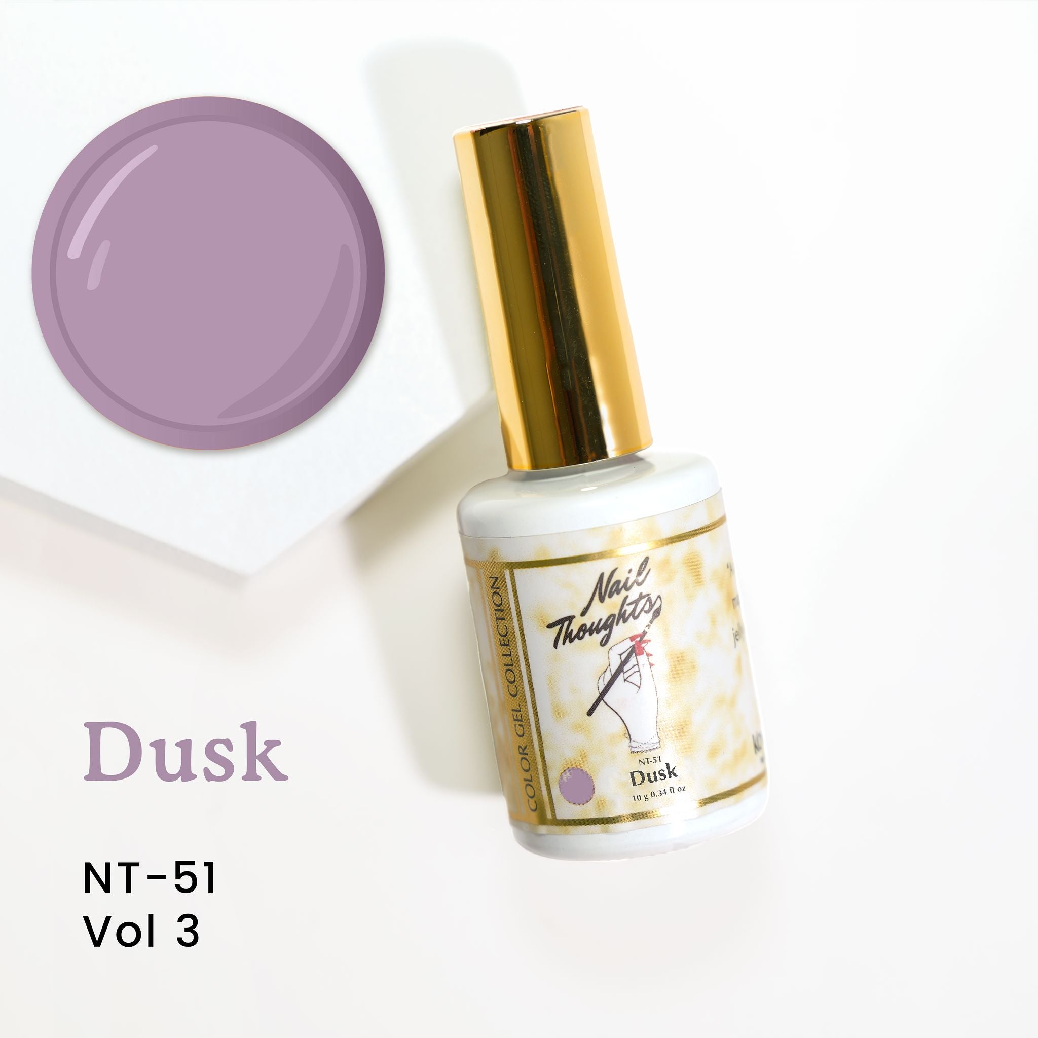 Nail Thoughts NT 51 Dusk - Professional Nail Polish Set for Salon & Home Manicure | Perfect for Evening Events & Special Occasions