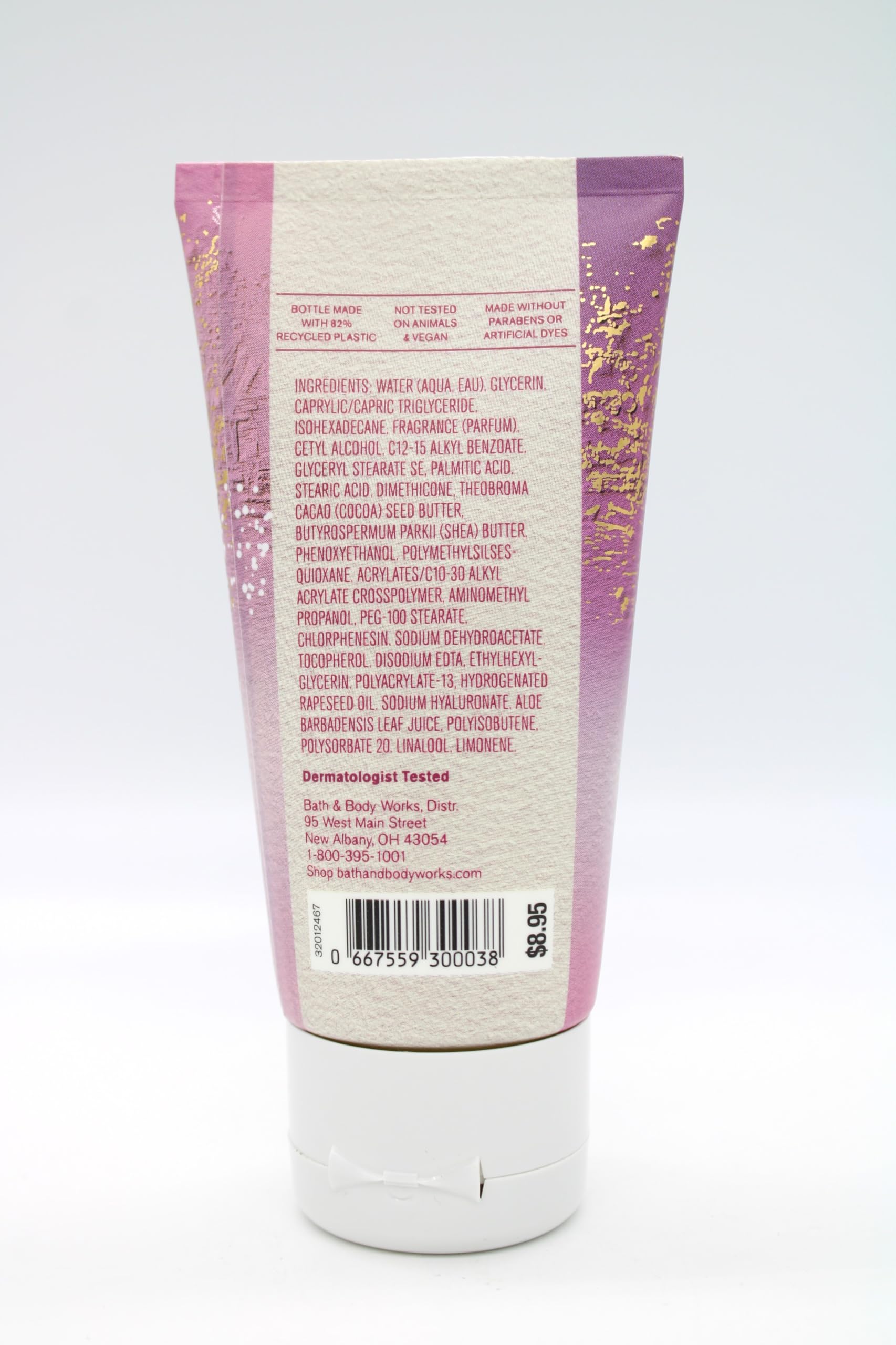 Strawberry Snowflakes Hydrating Body Cream - Travel Size 2.5 oz | Ultra Moisturizing Bath & Body Lotion for Dry Skin - Perfect for On-the-Go Hydration, Gym Bags & Holiday Gift Sets