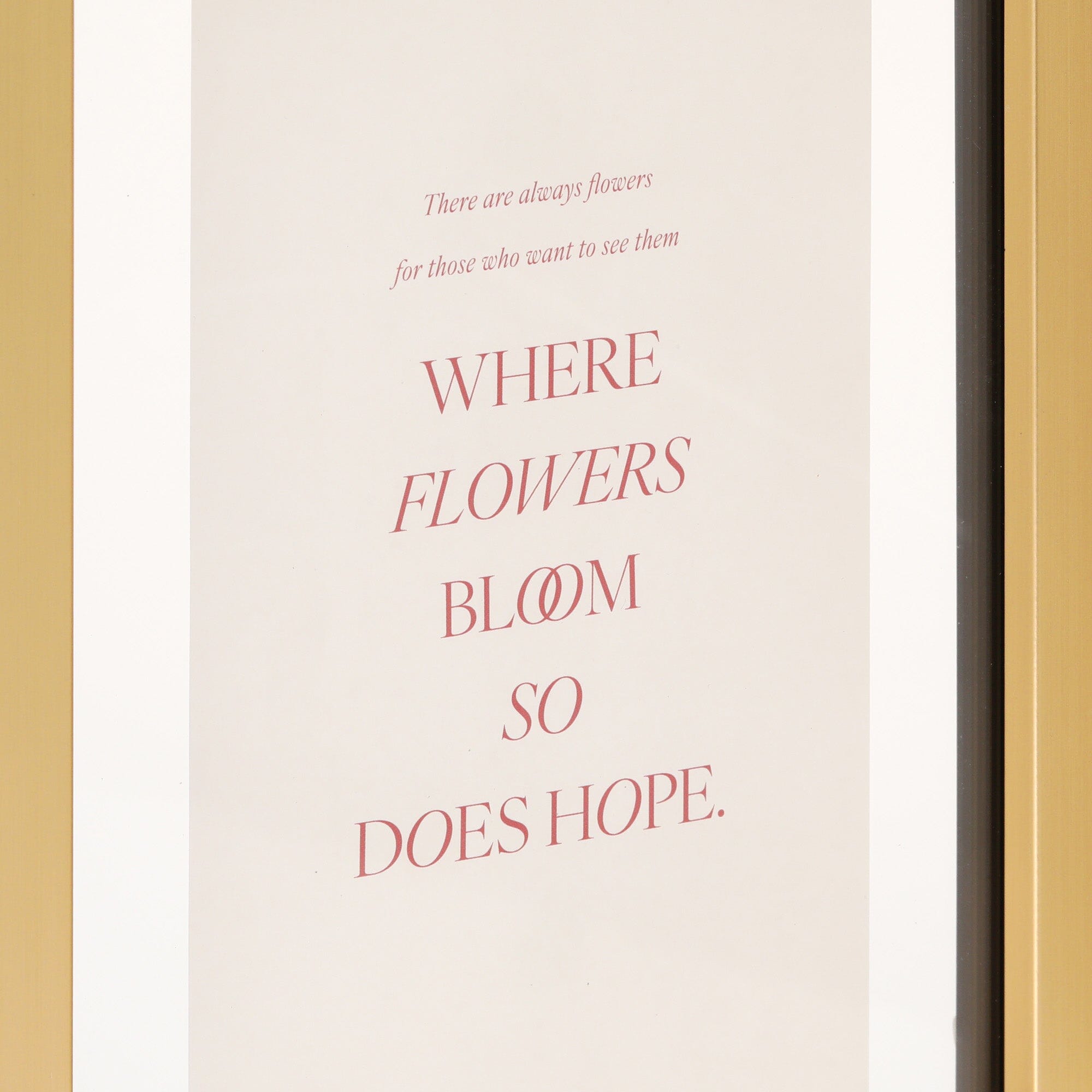 Pink Art Flower Frame - Elegant Home Decor for Living Room, Bedroom & Wedding Decorations
