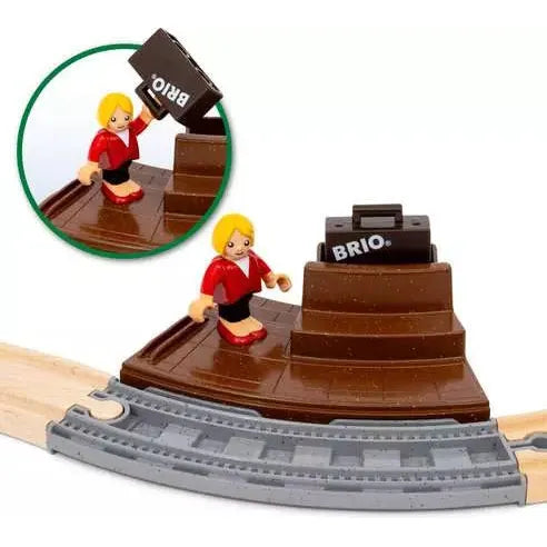 World Train Set Starter Travel Train Set - Electric Model Train Kit for Kids & Collectors - Perfect for Home Decor, Playrooms & Holiday Displays