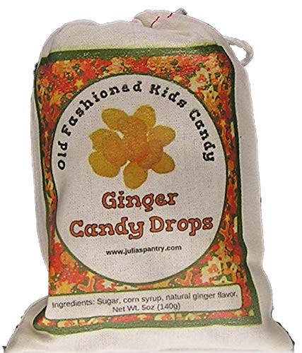Claey's Sanded Ginger Drops - Old Fashioned Hard Candy in Cloth Bags (3-Pack, 5oz Each) - Perfect for Holiday Gifts, Party Favors & Nostalgic Treats