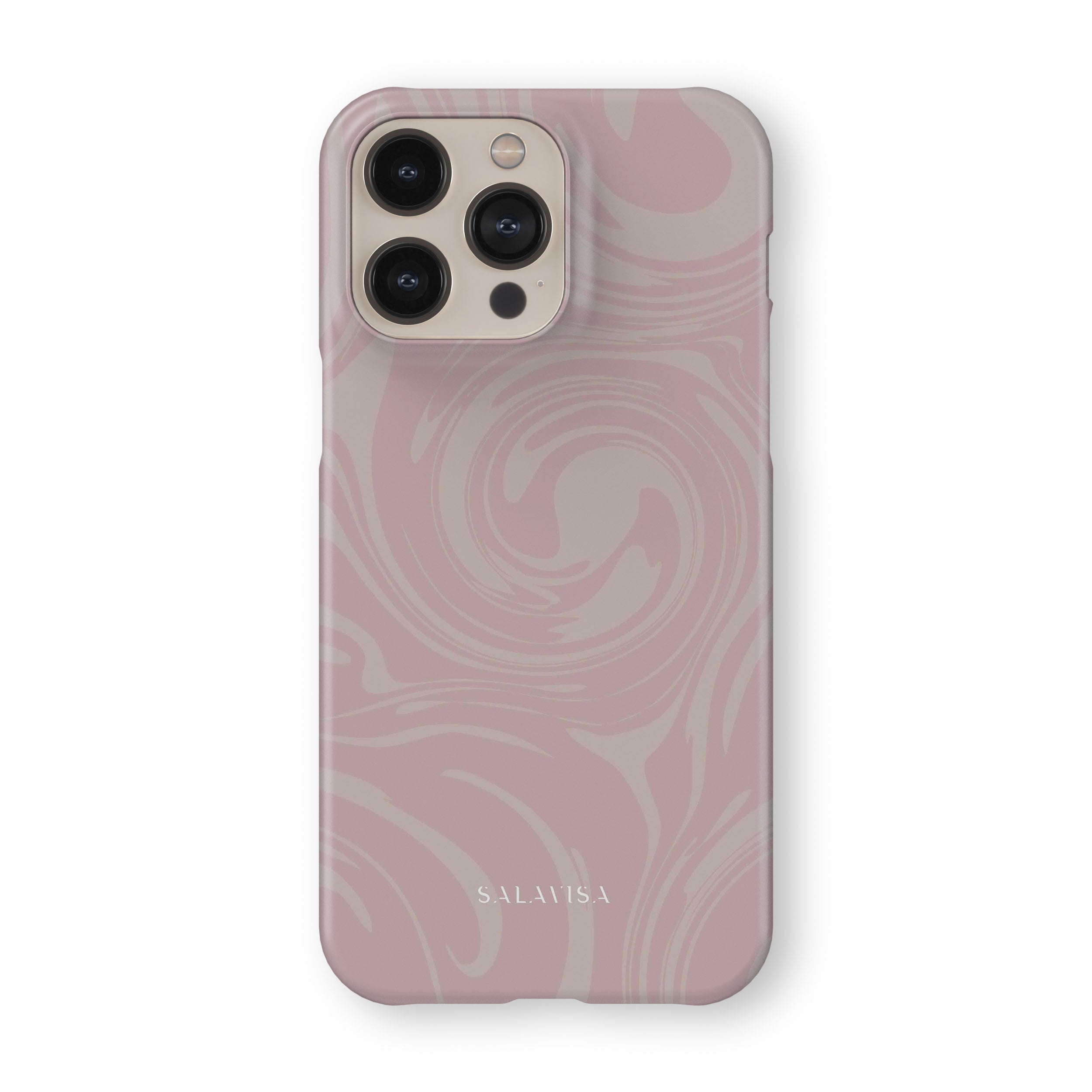 Pink Swirl Phone Case for iPhone 15 14 13 12 Pro Max - Cute Marble Design Protective Cover with Grip - Perfect for Everyday Use, Travel & Fashion Accessories