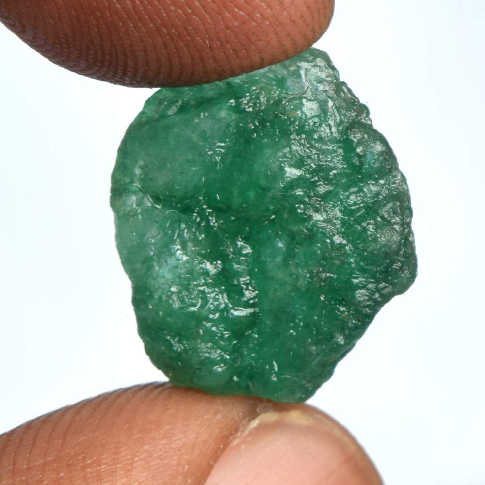 10.5Ct Green Chakra Emerald Healing Crystals for Meditation & Energy