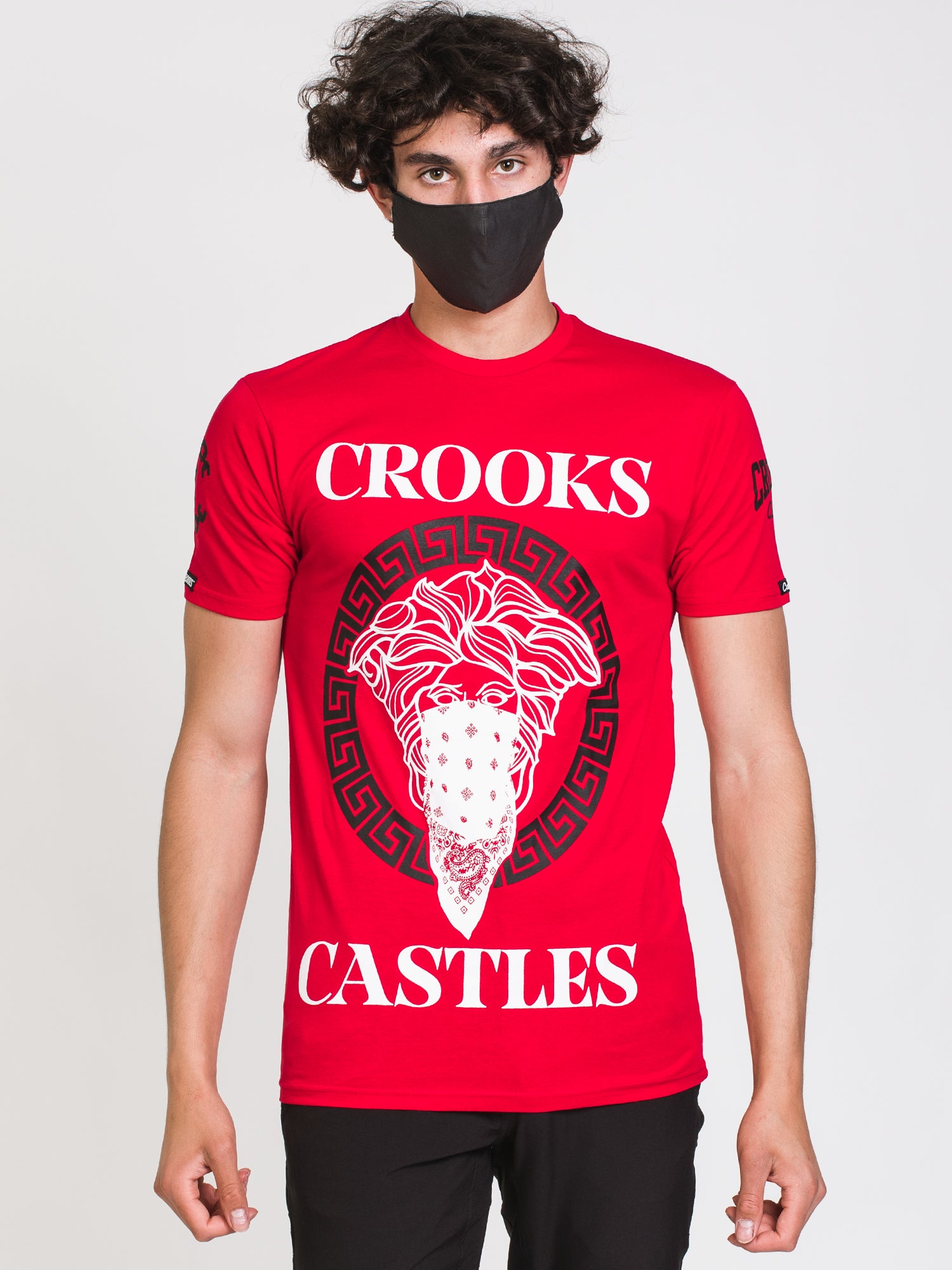 Crooks & Castles Cardinal 2 Oversized T-Shirt for Men - Comfortable Streetwear Fashion - Perfect for Casual Wear, Street Style & Urban Outfits