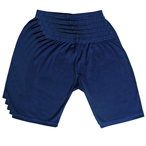Shiva Hosiry Cotton Cycling Shorts for Boys & Girls - Breathable, Stretchy Activewear for Cycling, Jogging, Yoga (Pack of 2, Navy Blue, XL) | Perfect as Underwear, Layering Pants, or Workout Shorts