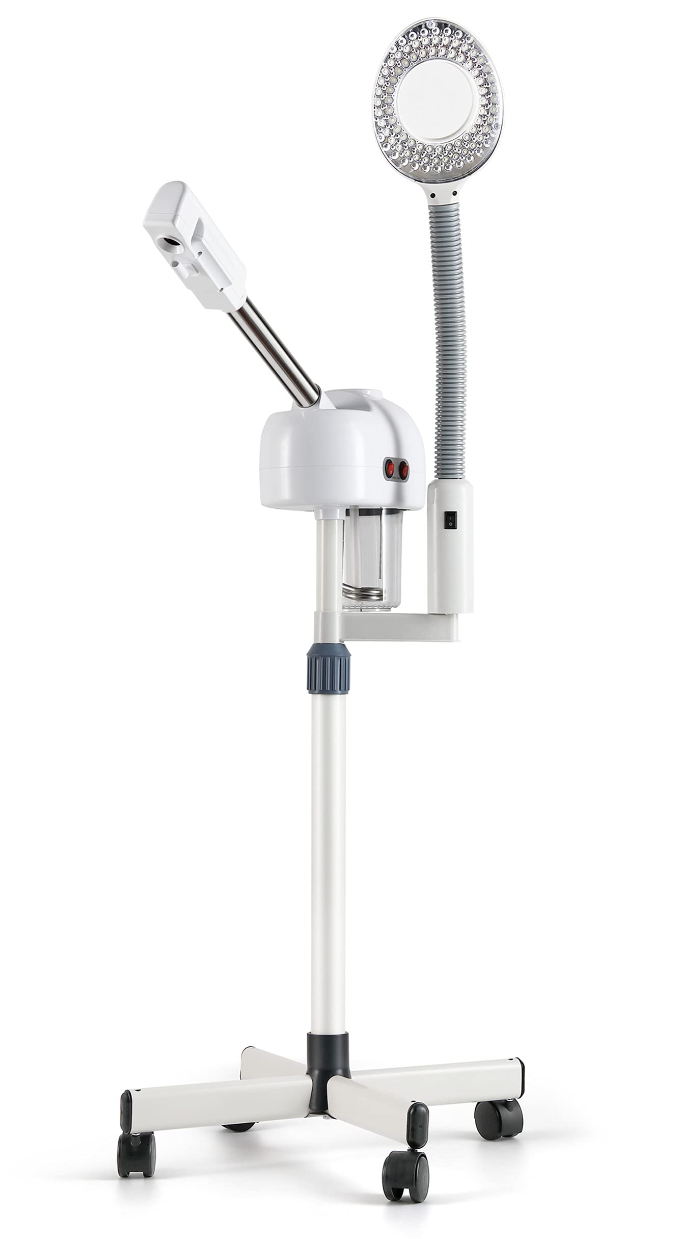 2 in 1 Facial Steamer with 5X Magnifying Lamp - Professional Aromatherapy Face Steamer for Home Beauty Salon & Skin Care, Deep Cleaning Beauty Equipment for Blackhead Removal & Moisturizing - Perfect for Spa Days & At-Home Facial Treatments
