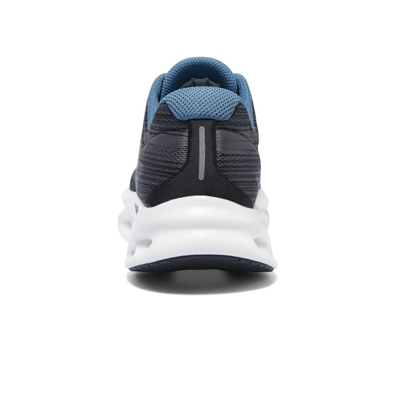Nike GO RUN SWIRL TECH SPEED Running Shoes for Men - Lightweight & Breathable Black/Blue (129501/BKBL) - Perfect for Jogging, Gym Workouts & Daily Wear