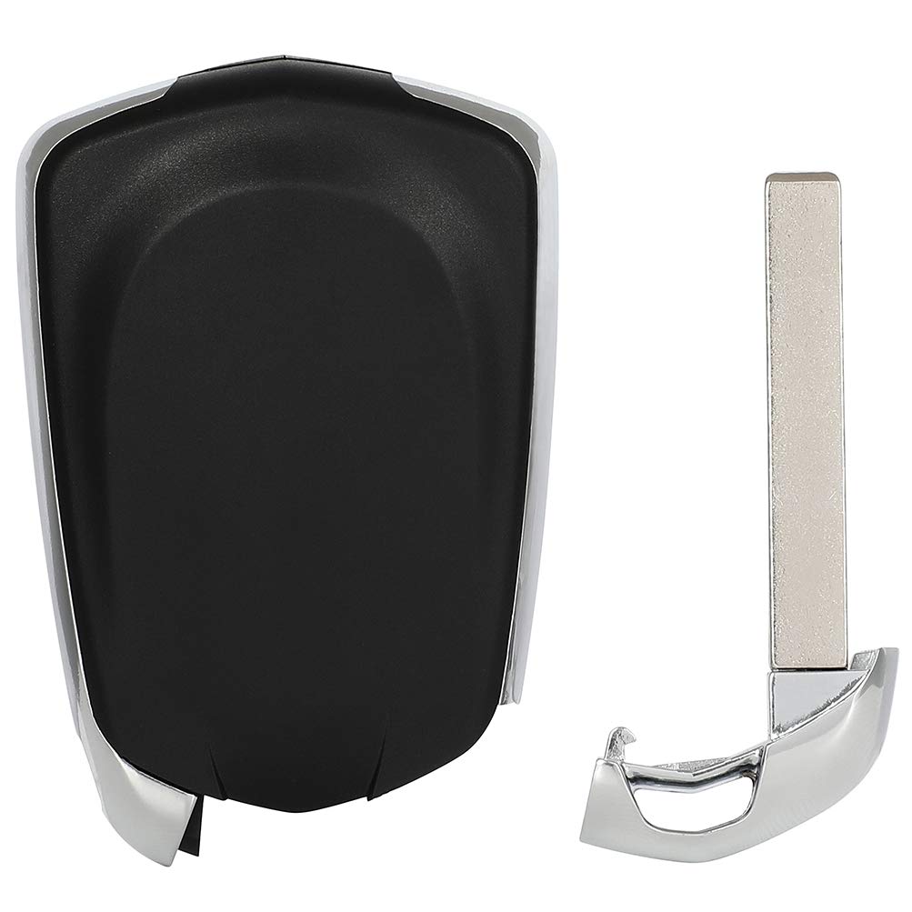 2014-2019 Cadillac SRX Remote Key Shell Replacement Case - 3 Button FCC ID HYQ2AB by AUTO KEY MAX | Compatible with Key Fob Housing & Perfect for Lost or Damaged Remote Keys