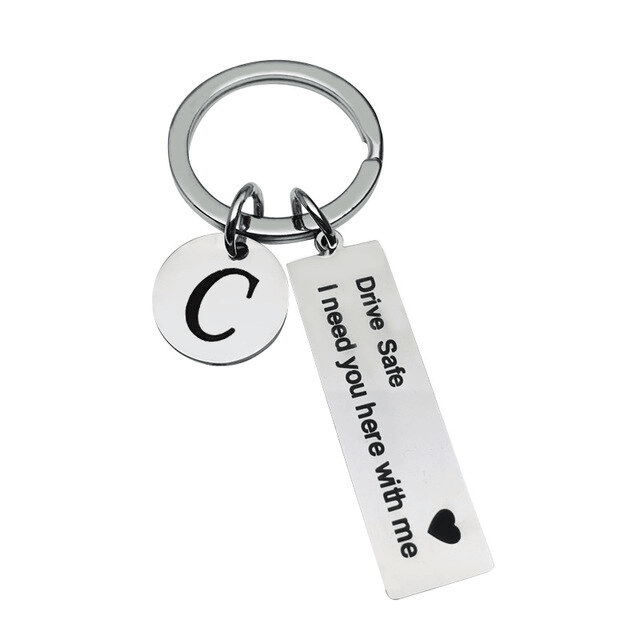 Drive Safe Keychain - Car Safety Key Holder for Keys & Keyrings - Perfect for Drivers, Commuters & Road Trips