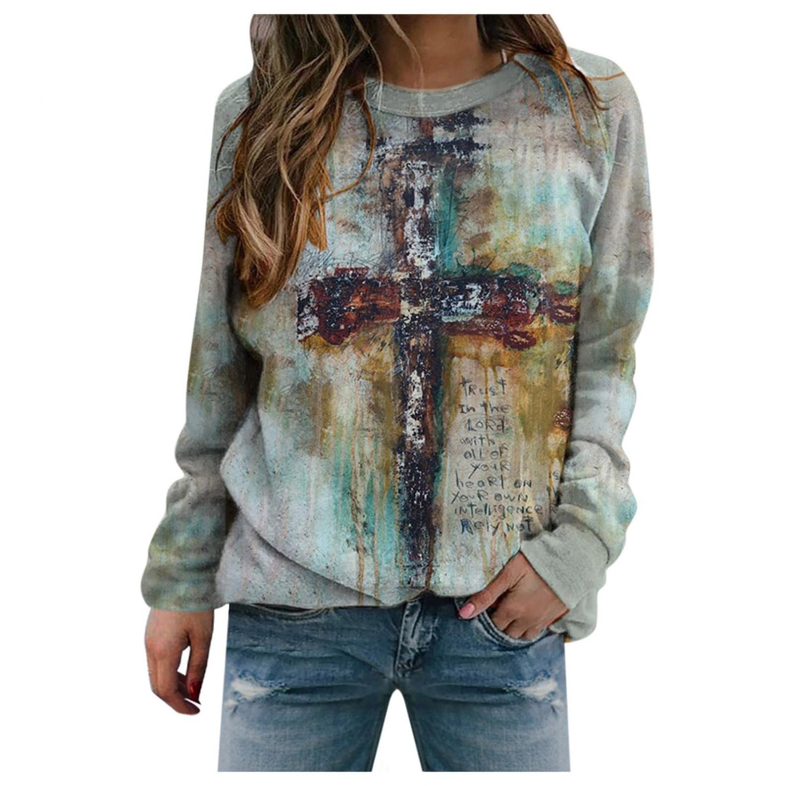 Women's Plus Size Casual Summer Tops - Floral Printed Short Sleeve Loose Blouse T-Shirt for Beach, Vacation & Everyday Wear