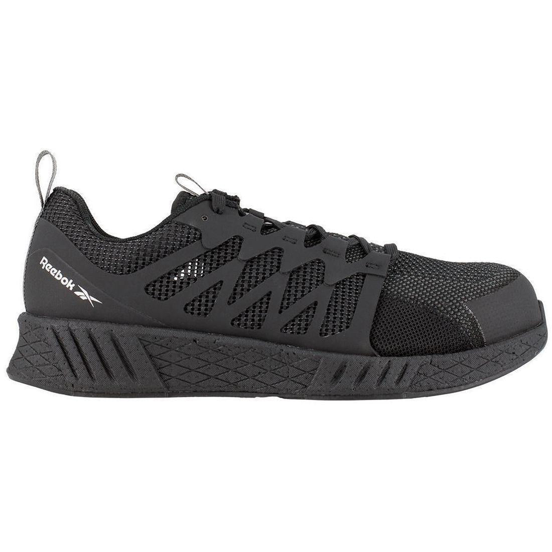 Fusion Flexweave™ Composite Toe Athletic Work Shoes for Men - Lightweight Safety Shoes for Construction, Warehouse & Outdoor Work - Black