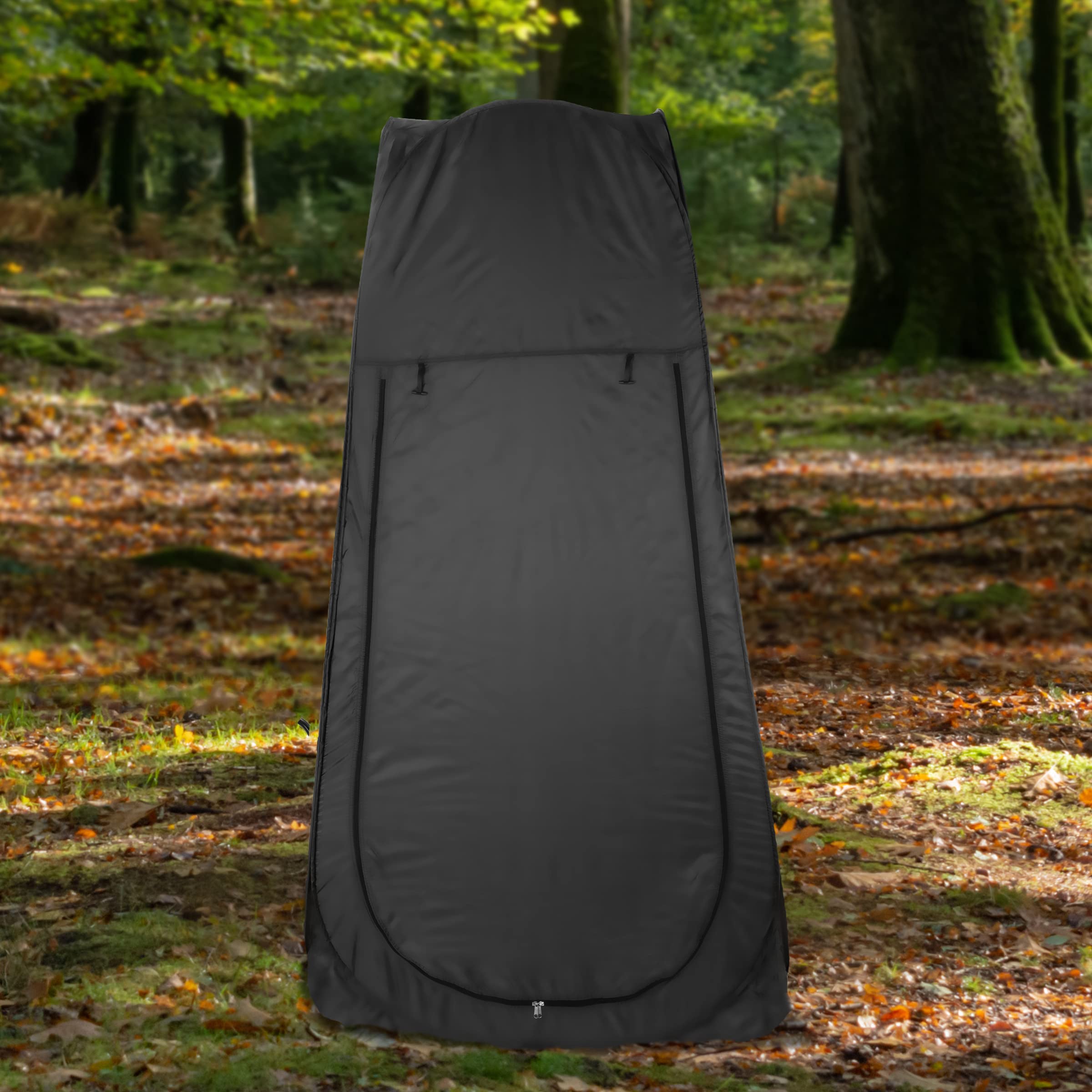 Wakeman 2-Person Camping Tent with Removable Rain Fly & Carry Bag - Lightweight Pop-Up Privacy Tent for Outdoor Adventures, Beach, Hiking, and Backpacking - Perfect as Dressing Room or Portable Shower Shelter